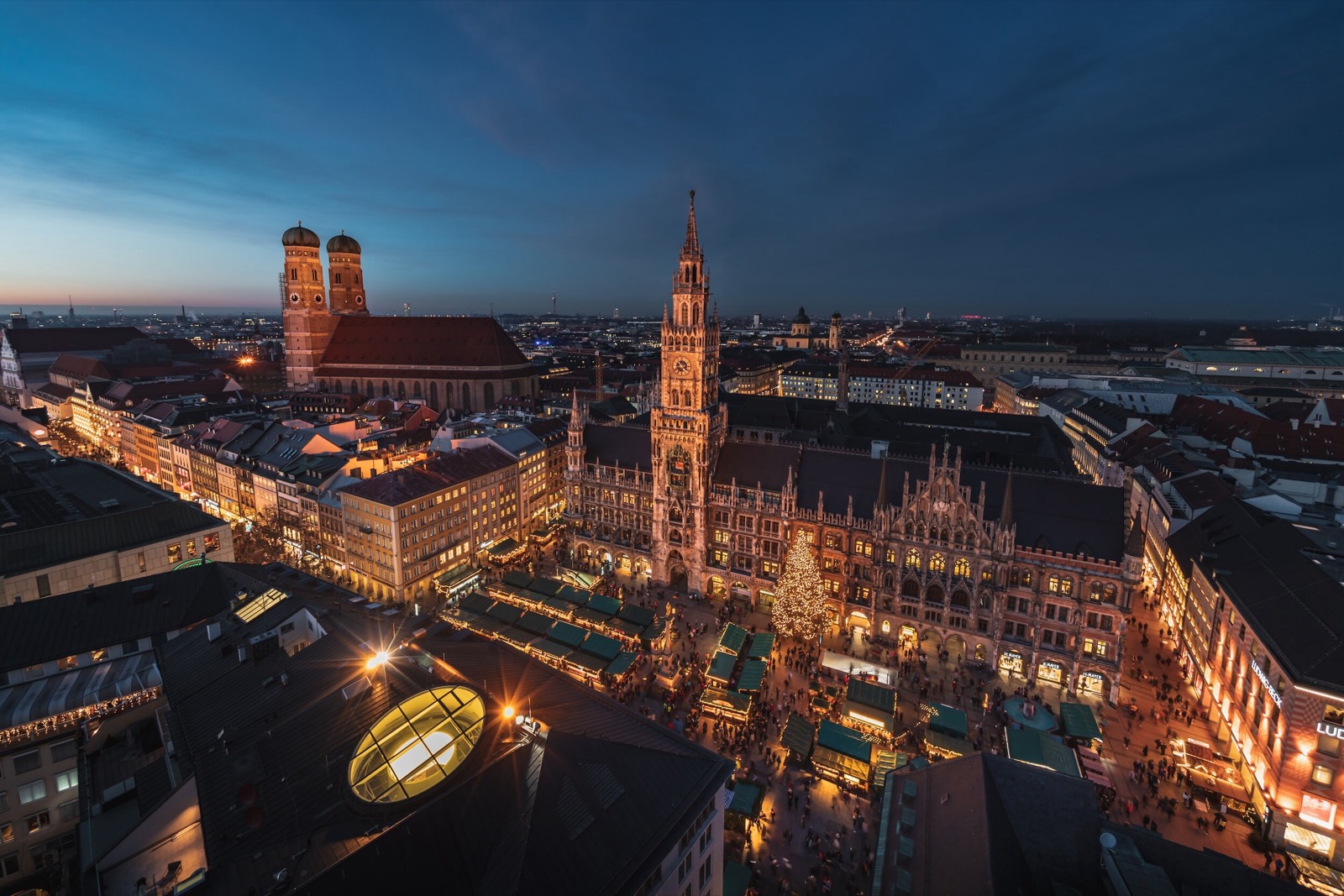 Im Herzen von München und Berlin.
